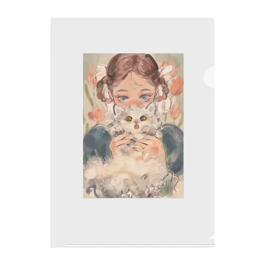 りんごあめのねこ吸い🐈 Clear File Folder