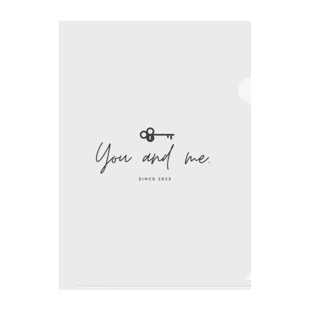 You and MeのYou and Me 〜オリジナルグッズ Clear File Folder