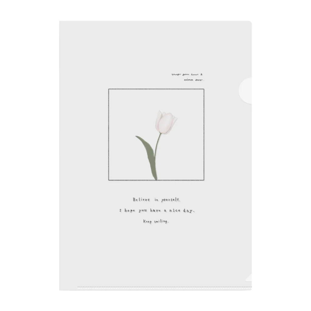 rilybiiのPowderpink tulip , Logoflame . Clear File Folder