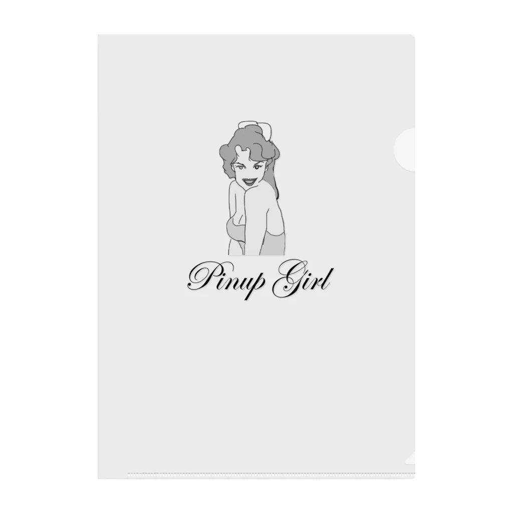 BONBONのPinup girl クリアファイル