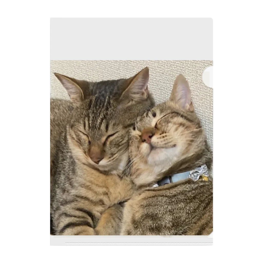 全部ユズ🐈とポンズ😸のユズ・ポンズ 公式-1 Clear File Folder