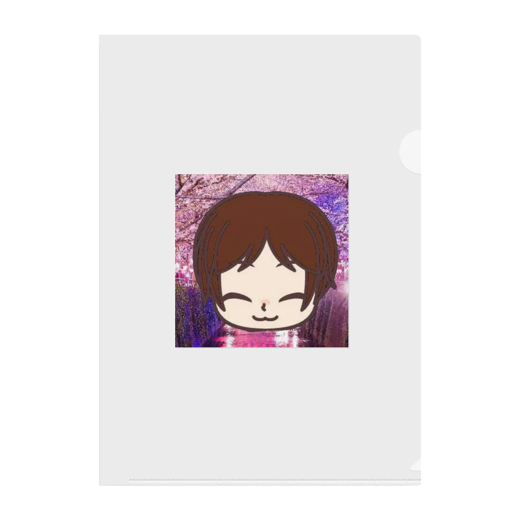 瀧さんショップのおかずちゃん似顔絵２ Clear File Folder