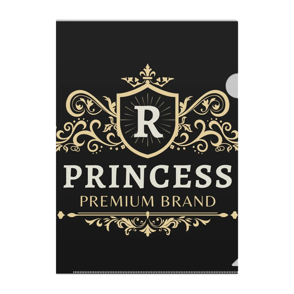 ROYAL Princessのゴージャスロゴブランド Clear File Folder