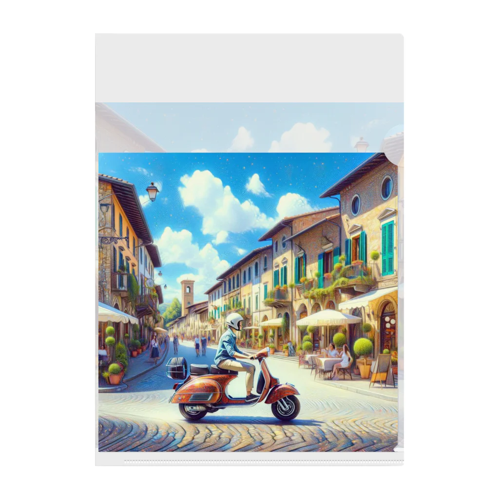 nuuartのバイクでお買い物 Clear File Folder