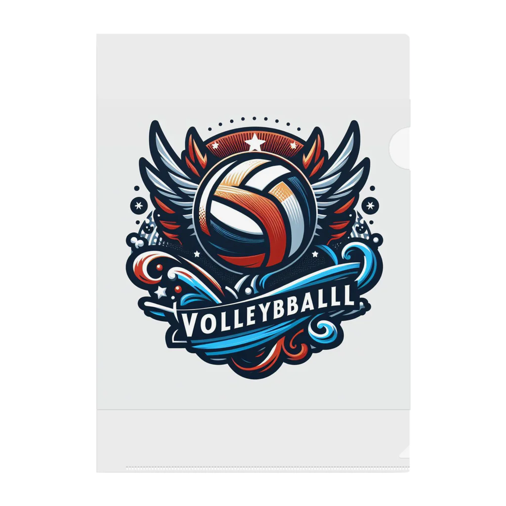 【volleyball online】のLINEスタンプ風 Clear File Folder