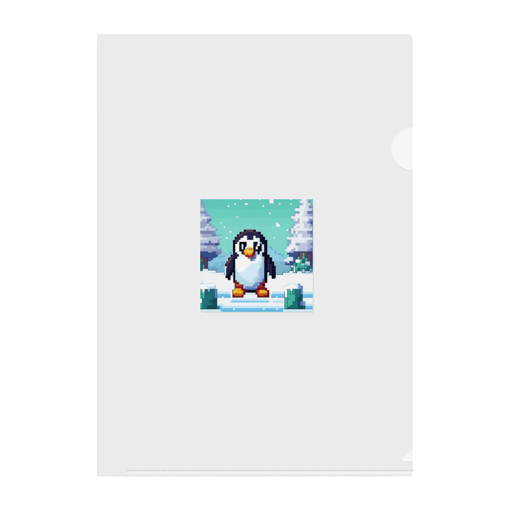 ulyssespomatsの冒険しているペンギン Clear File Folder