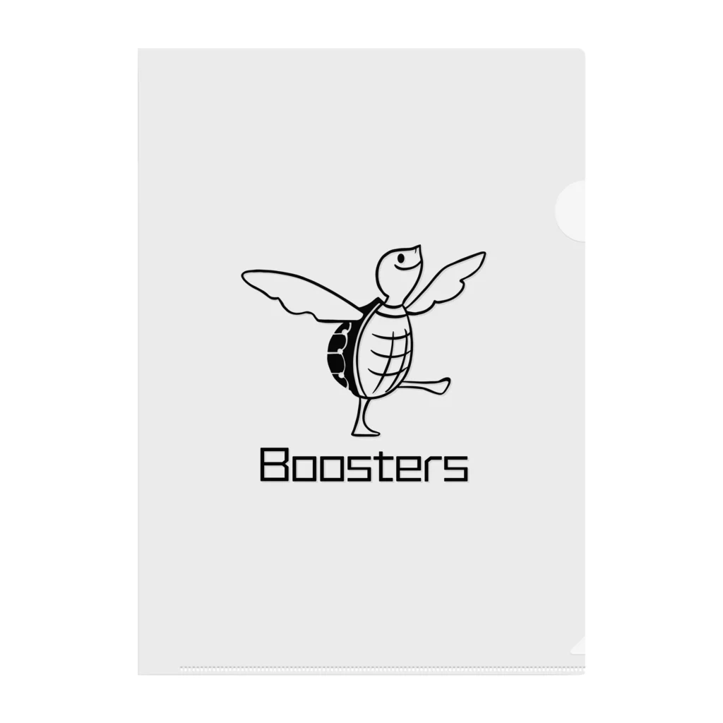 Boostersのブースト亀 クリアファイル