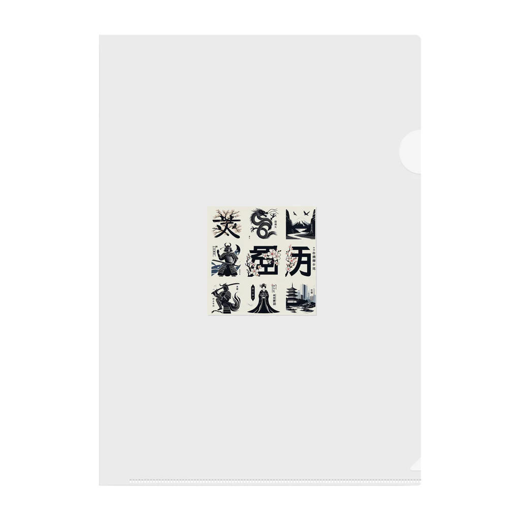 hanaKのKANJI japan クリアファイル