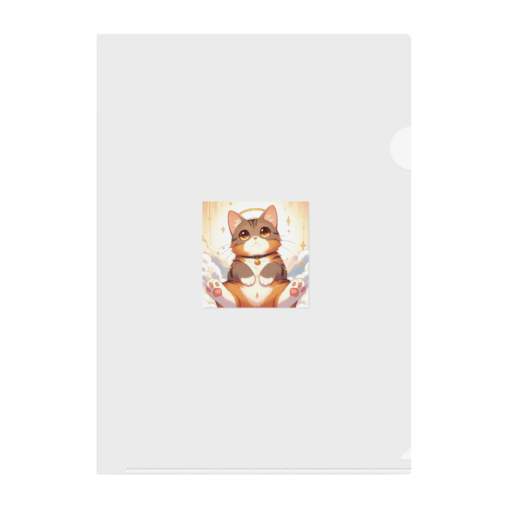 アニマルグッズストア　OPIの茶色い猫 クリアファイル
