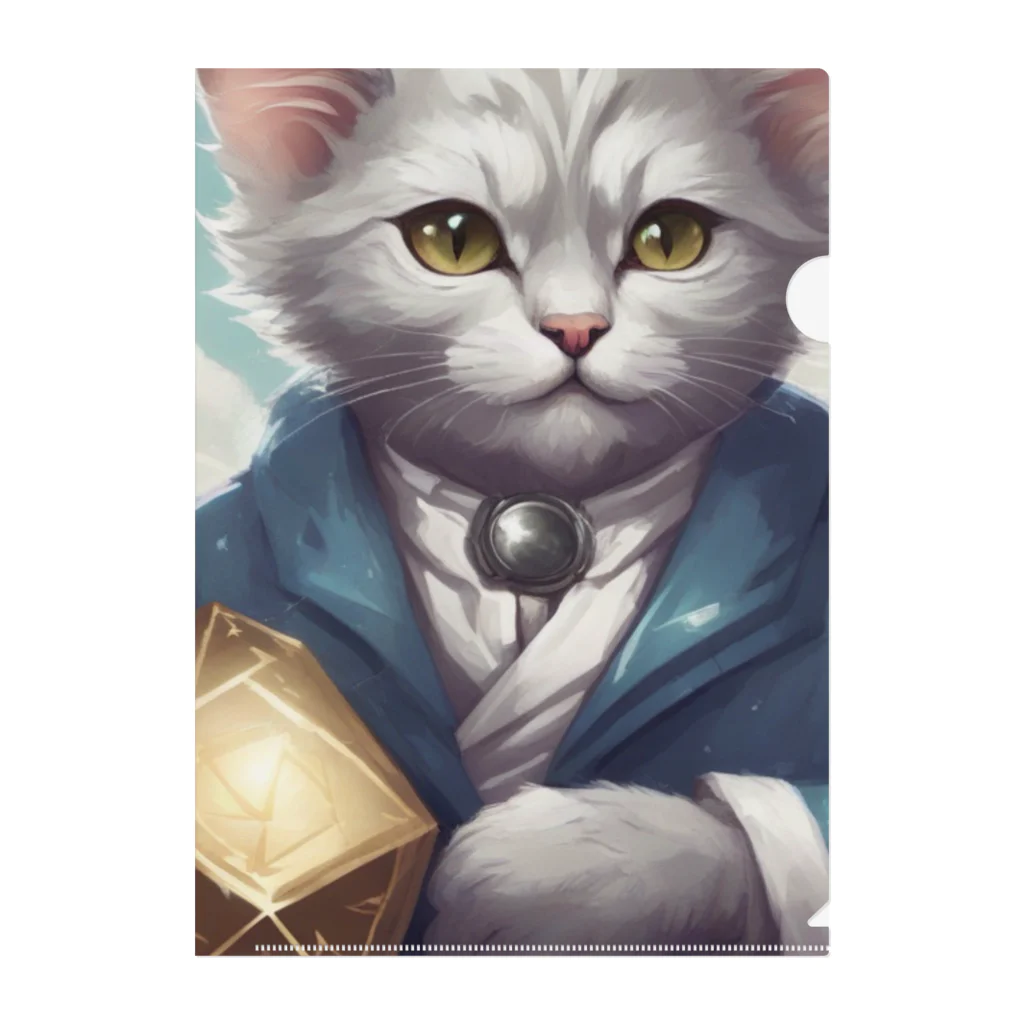 キャリーの紳士猫 Clear File Folder