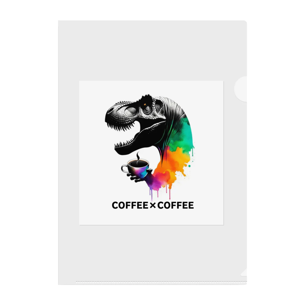 ディノアートラボ✴︎DINO ART LABの COFFEE×COFFEE Clear File Folder