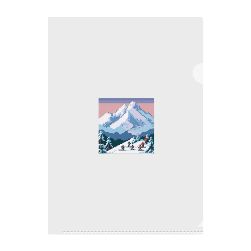 natori924のwinter sports Clear File Folder