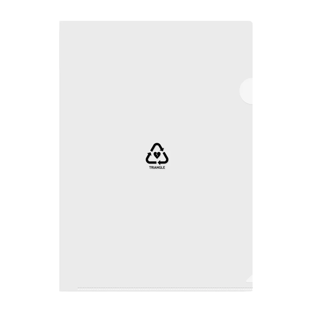 TRIANGLEのTRIANGLE Clear File Folder