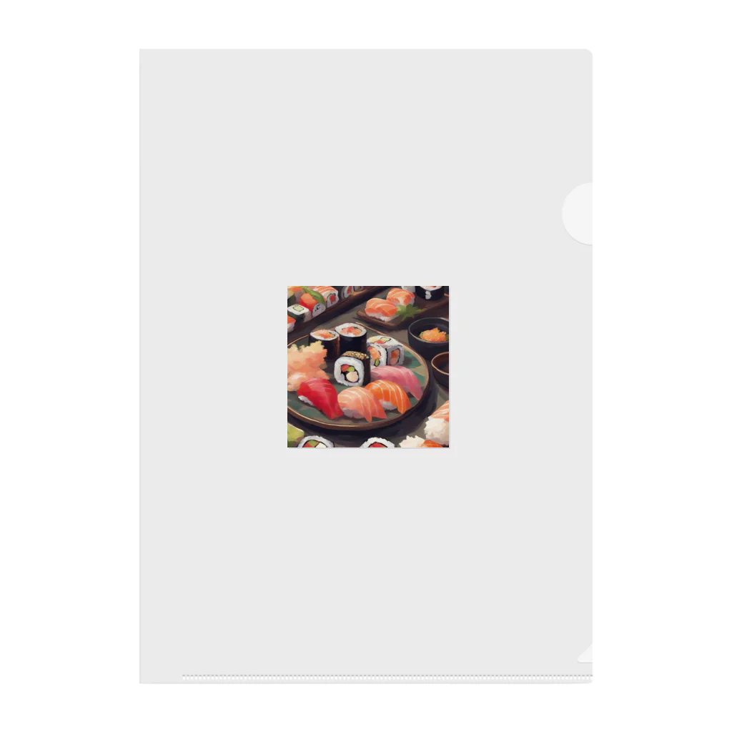 happiness_shopの華やかな日本料理の世界へようこそ Clear File Folder