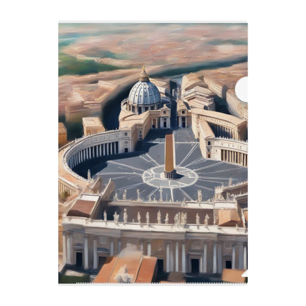 jmindのイタリアのバチカン市国 Clear File Folder