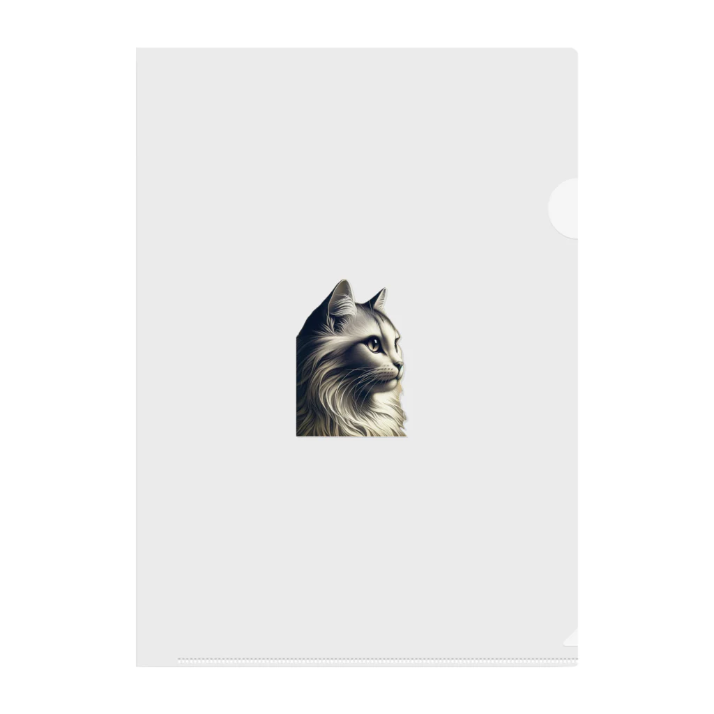 Motonokiの仮）ネコしゃん Clear File Folder
