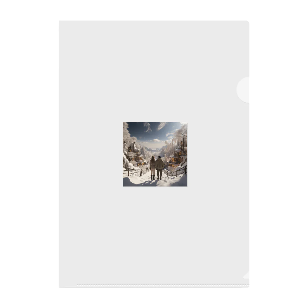 aoicanonのEnchanted Winter Vista Clear File Folder