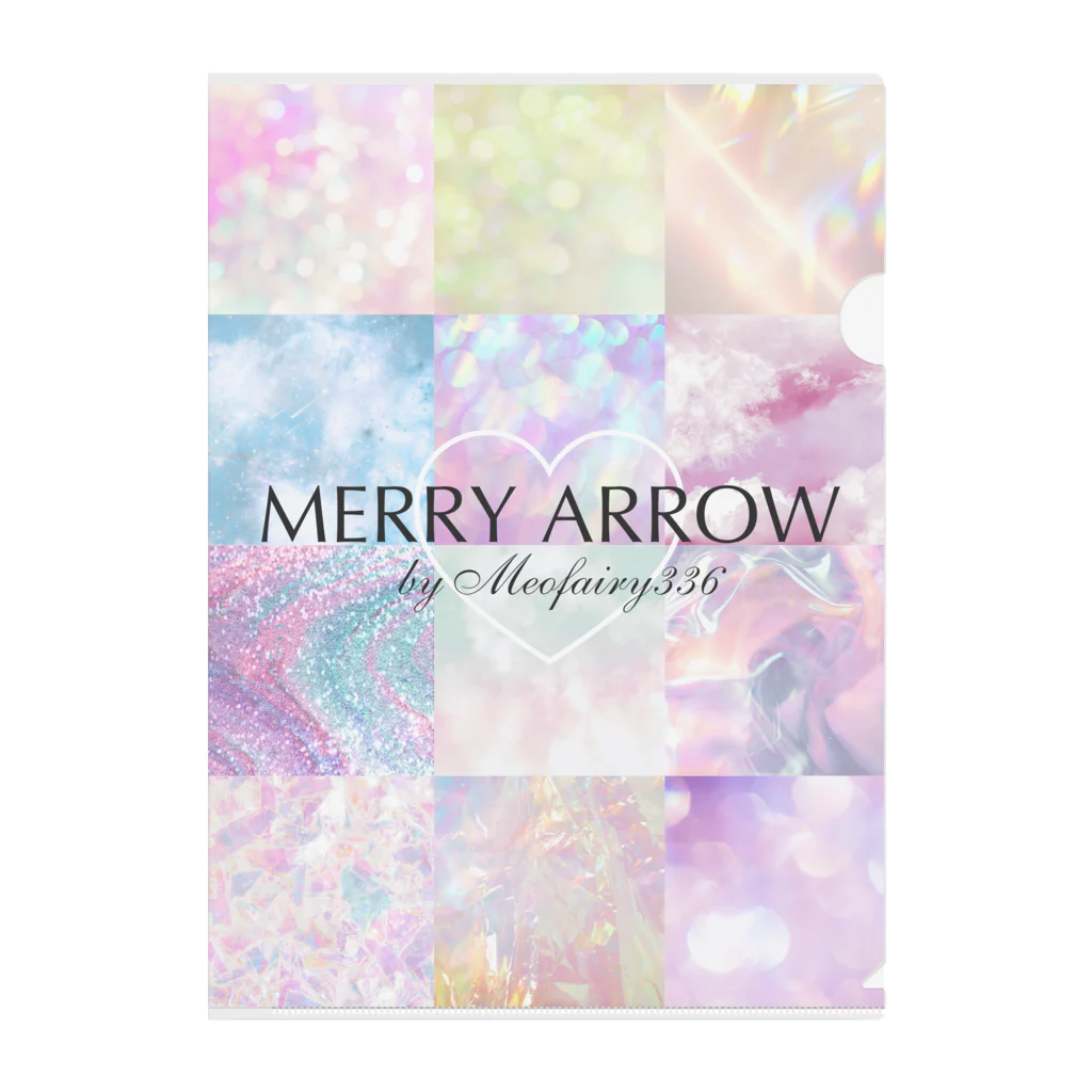 MERRY ARROW by meofairy336の“MERRY ARROW LOGO” クリアファイル