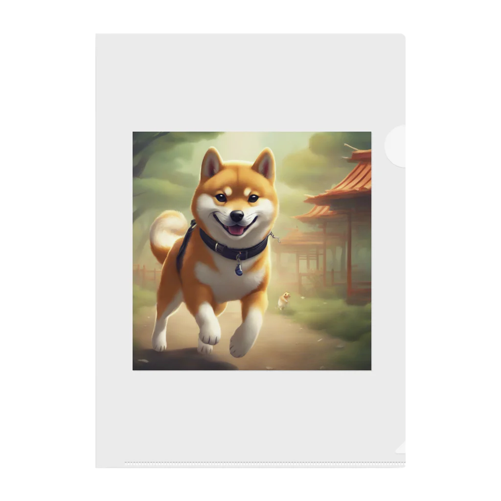 Ricky-Rickyのやんちゃな柴犬 Clear File Folder