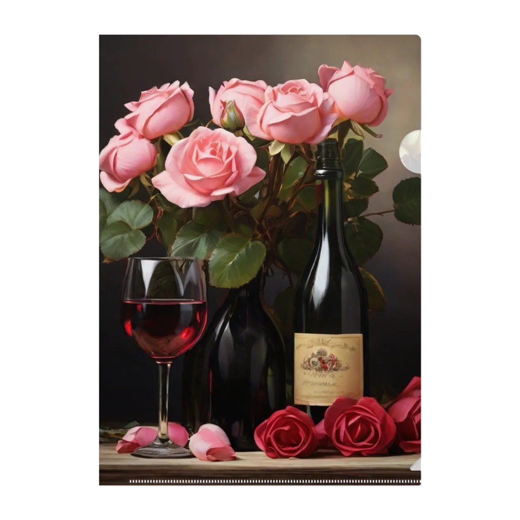 KINTA.MARIAのDays of Wine and Roses クリアファイル