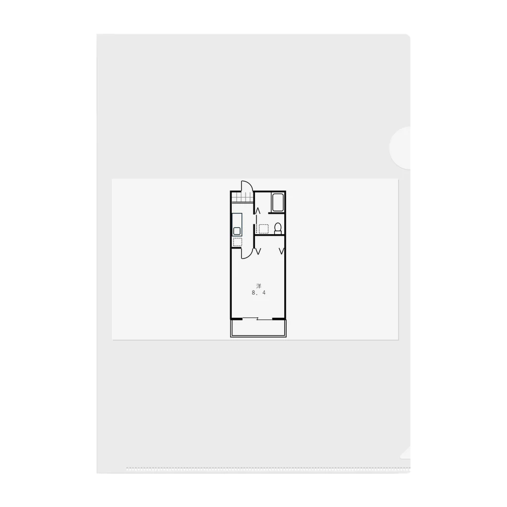 Liracの間取り図 クリアファイル