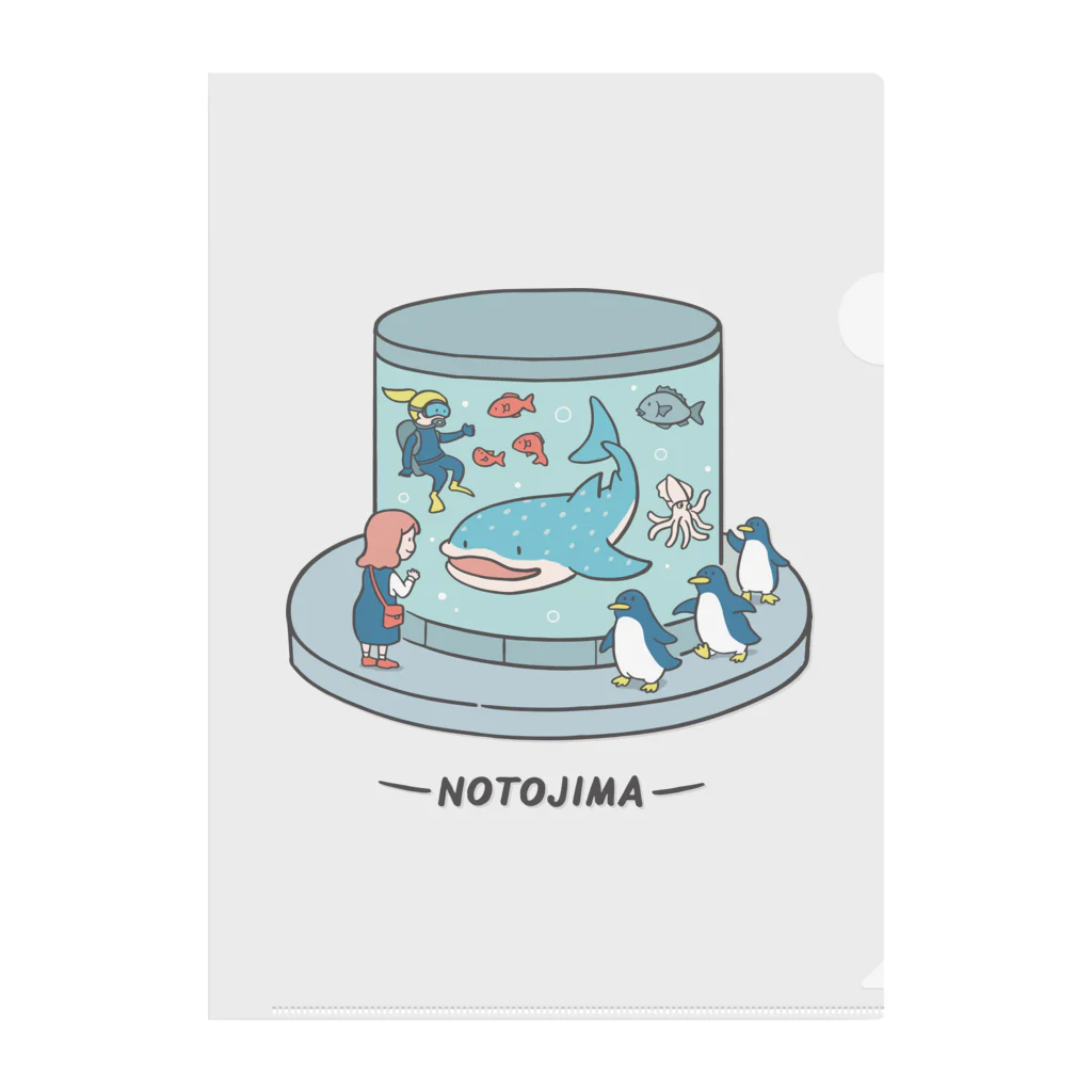 NBworksのNOTO NOTE ～能登の旅・能登島～　 Clear File Folder