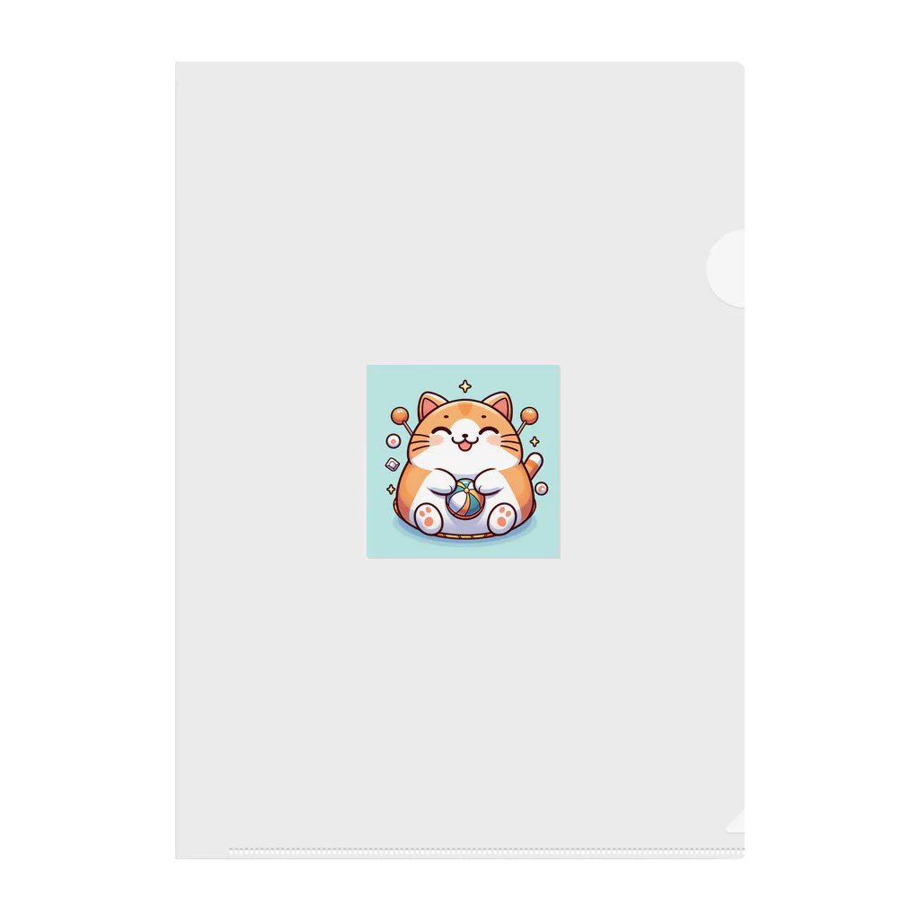 wtr3045のまるねこ37 Clear File Folder