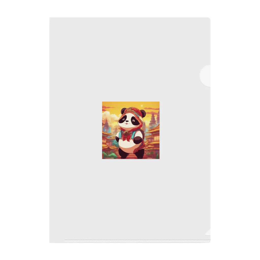 crazypanda2の冒険パンダ Clear File Folder