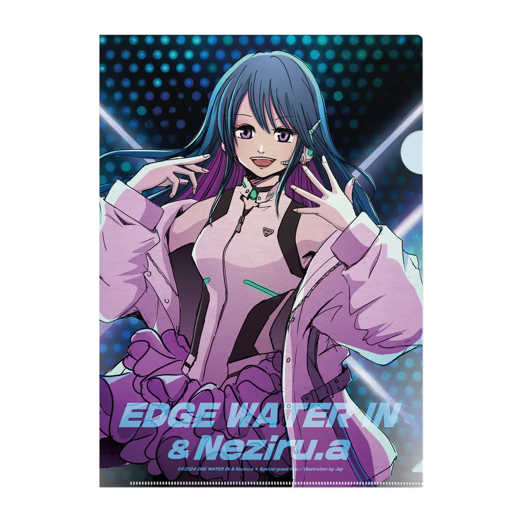 EDGE WATER IN officialのEDGE WATER IN & ねじる.a クリアファイルB Clear File Folder