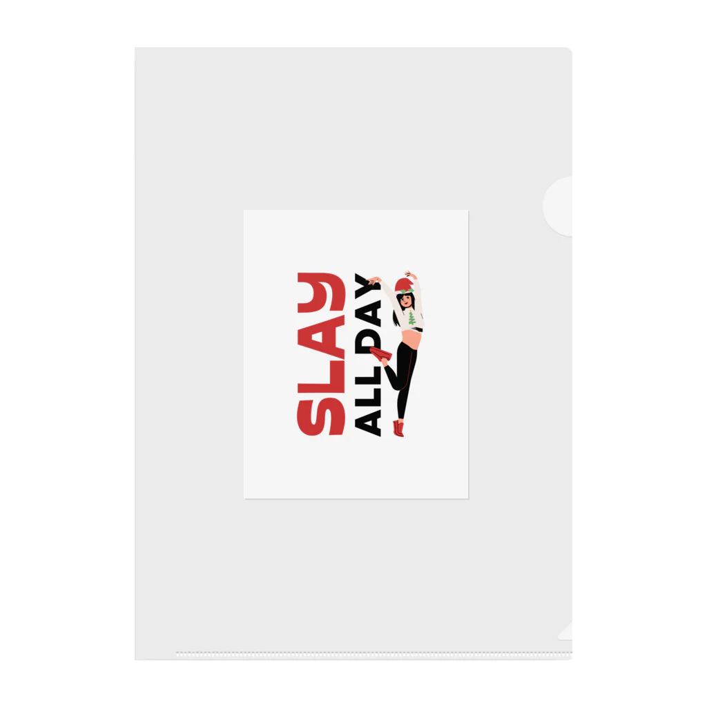 Persona-TechのSLAY ALL DAY Clear File Folder