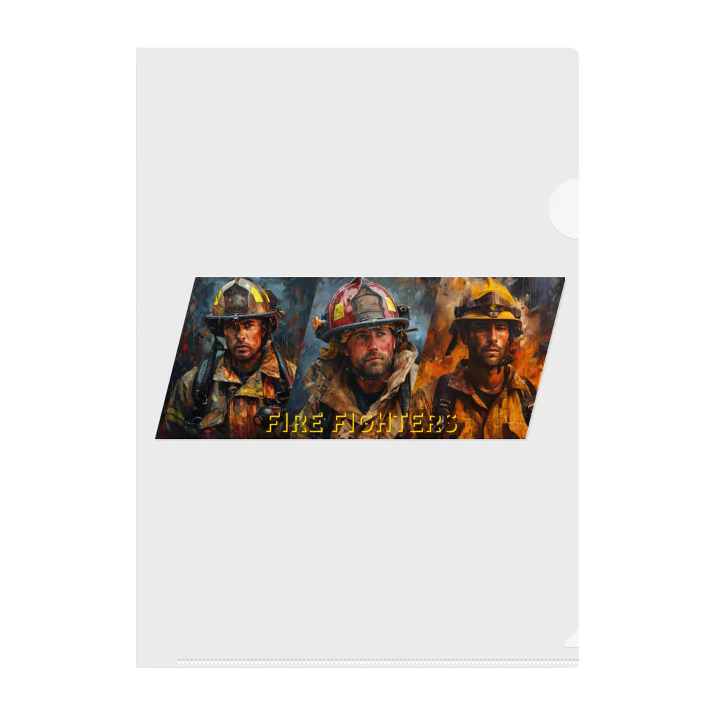 MistyStarkの英雄の消防士たち クリアファイル