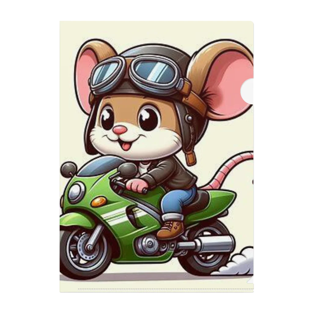 kyokingのバイクねずみ Clear File Folder