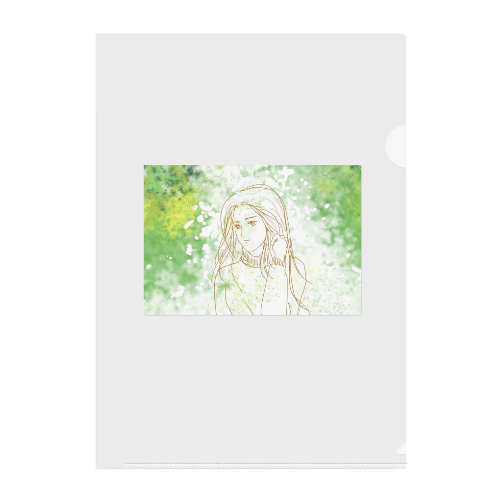 aoiaoiの緑の中のひと Clear File Folder