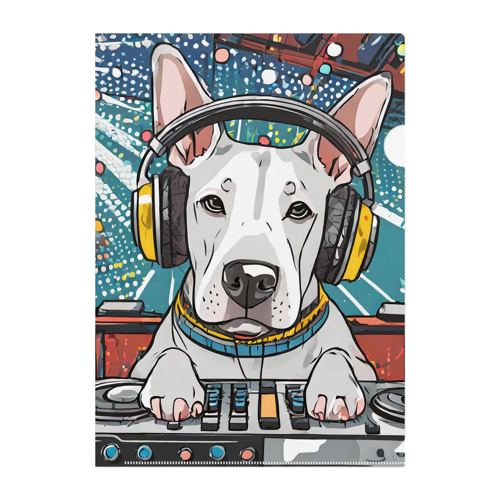 Bull Terrier ParadeのDJヴィンセント Clear File Folder