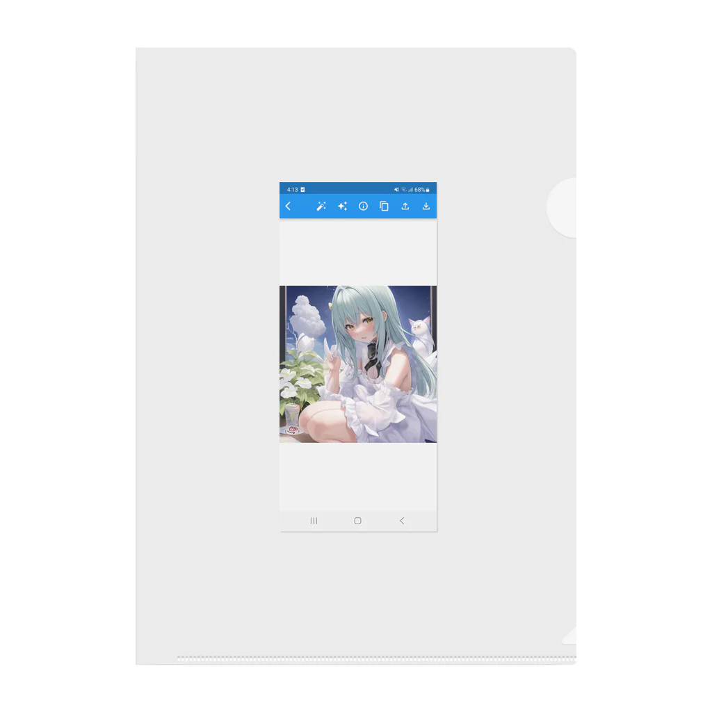 Happy Human の理想の彼女 Clear File Folder