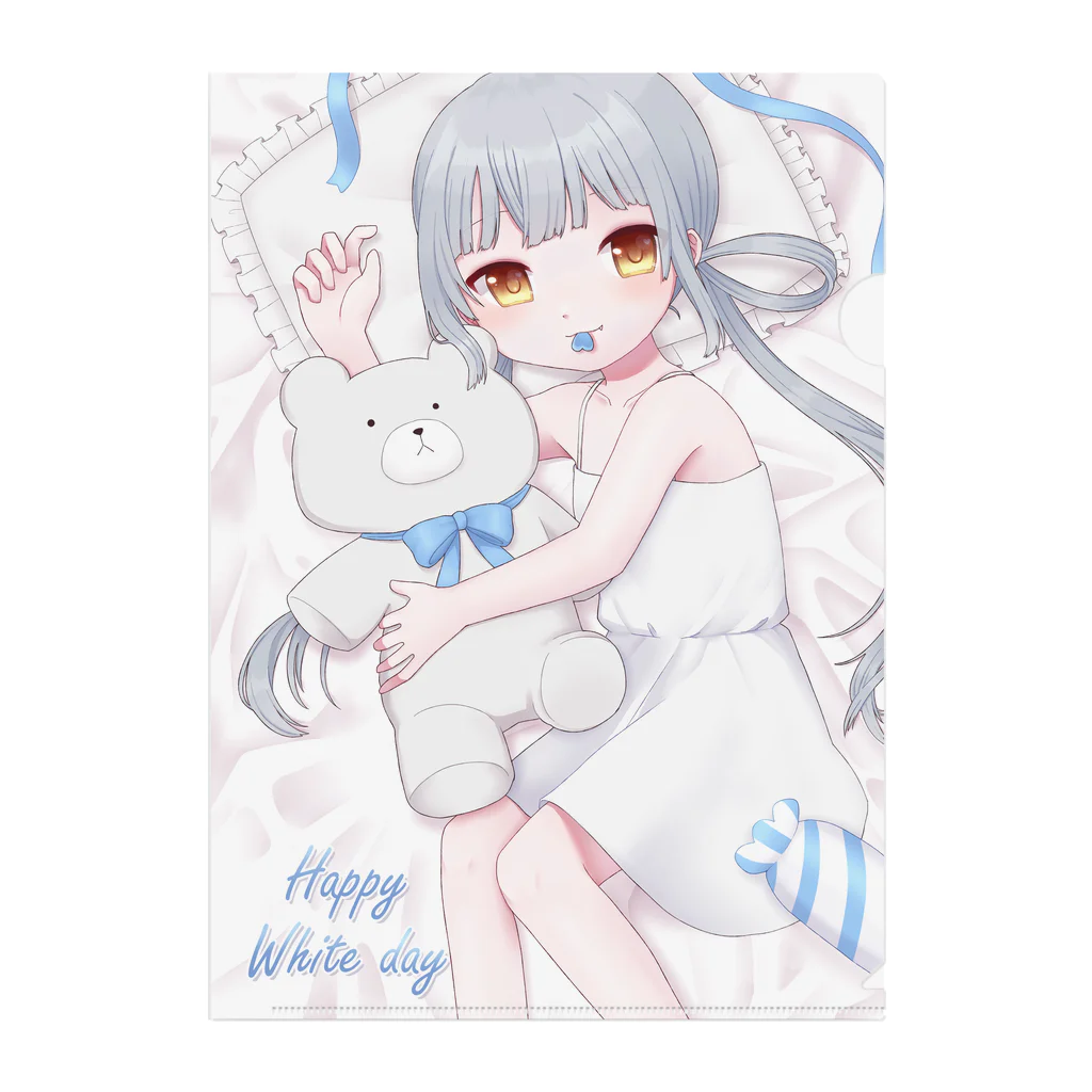 ライセ教物品販売所のWhiteday 2024 Clear File Folder