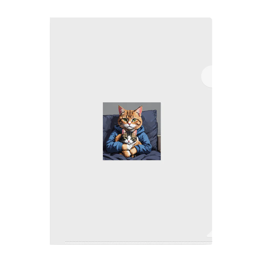 golkichiの猫to猫 Clear File Folder