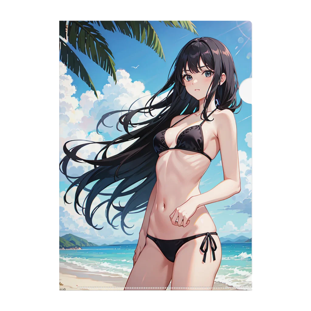 Akiの真夏の女 Clear File Folder