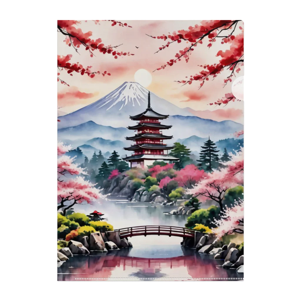 m-mike007の日本の風景 Clear File Folder