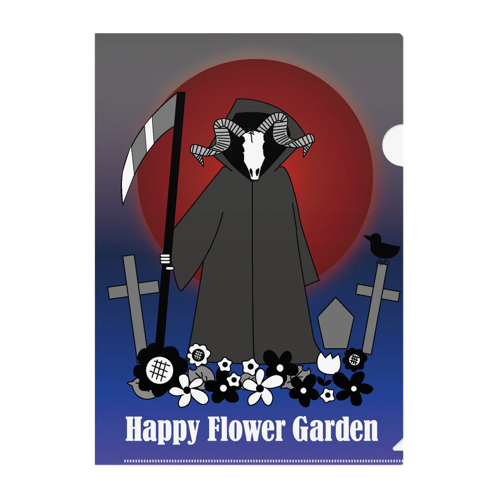 REDMOON_SAPPOROのHAPPY　FLOWER　GARDEN２ クリアファイル