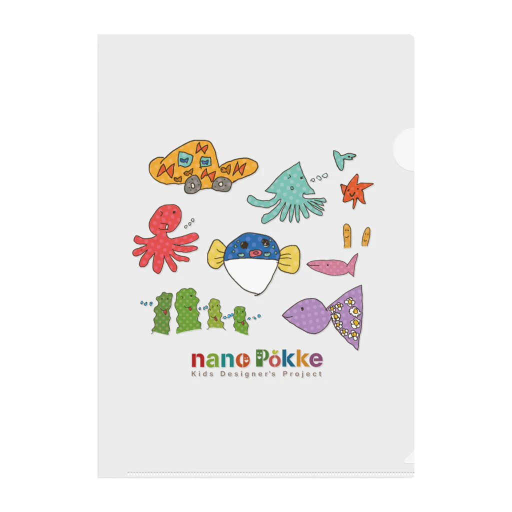 Kids Designer's Shopの海の仲間その２ Clear File Folder