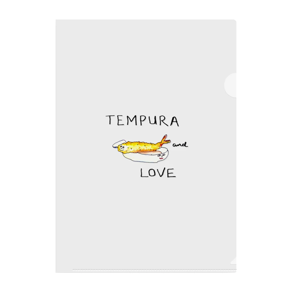 SquidinkのTempura and Love Clear File Folder