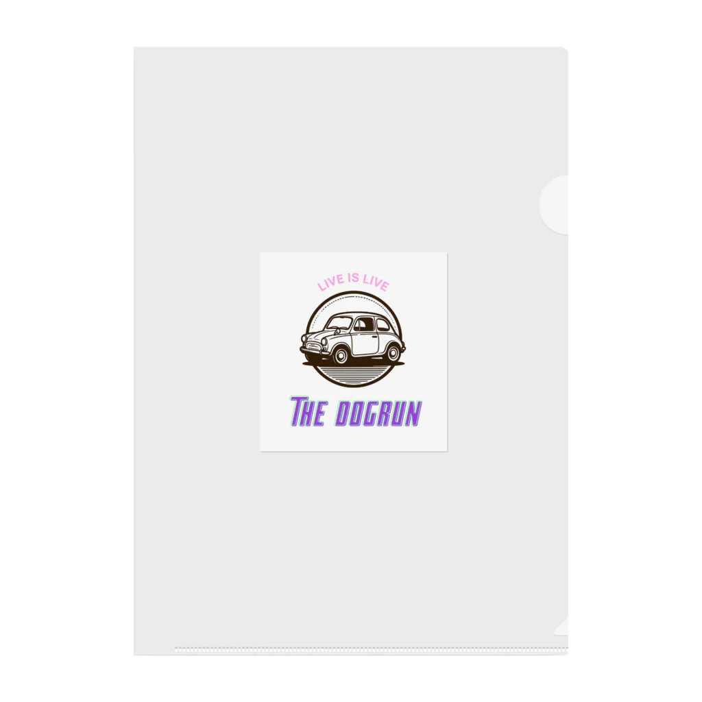 araakii@꧁THE DOGRUN꧂のTHE DOGRUN CAR Clear File Folder