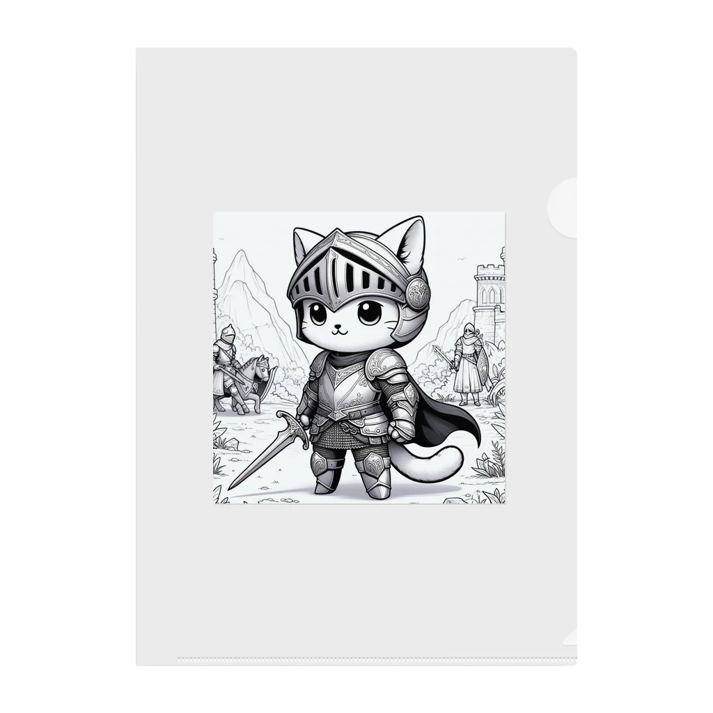 われらちきゅうかぞくのナイト キャッツ(Knight Cats) Clear File Folder