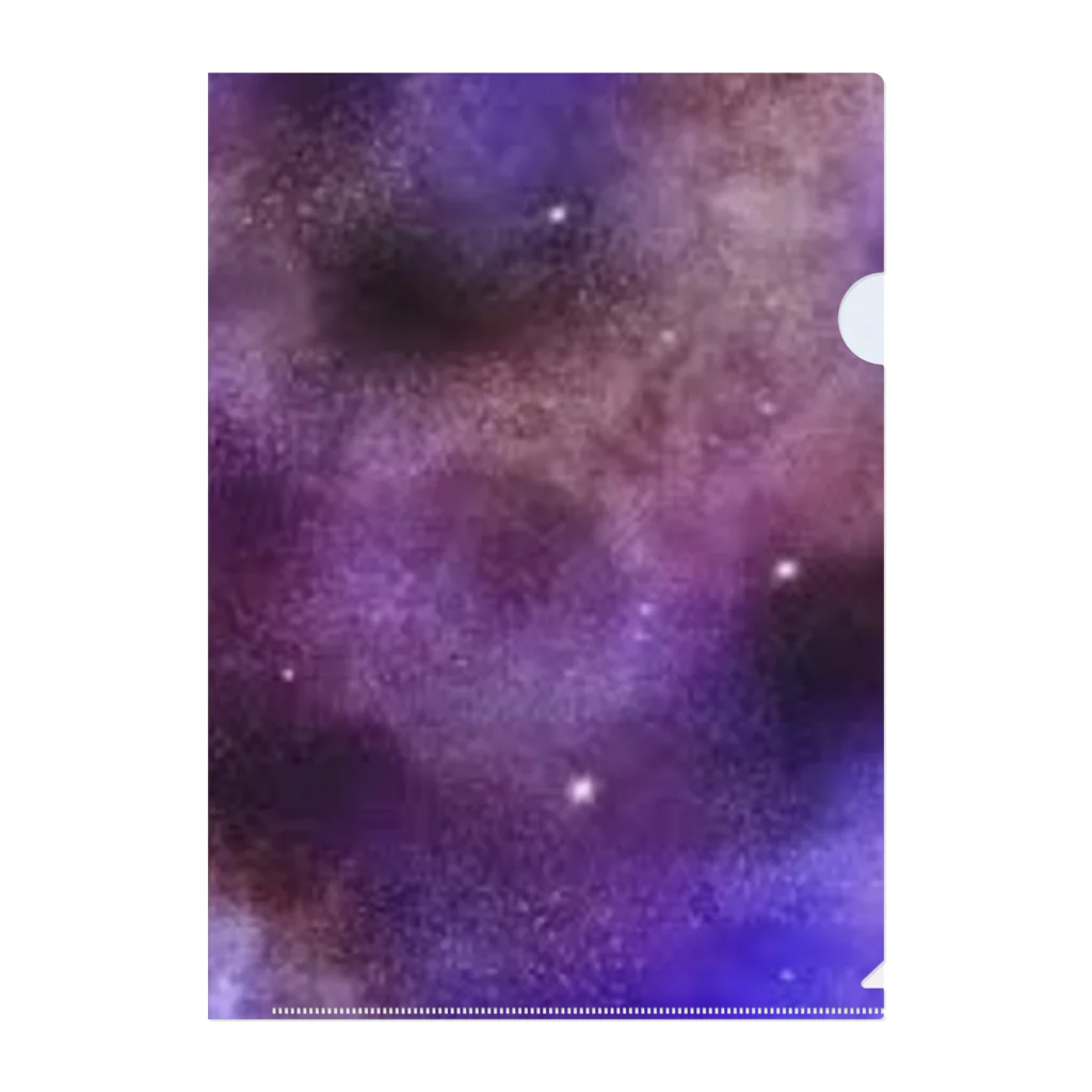 ♃ JupiterのPURPLE SPACEシリーズ Clear File Folder