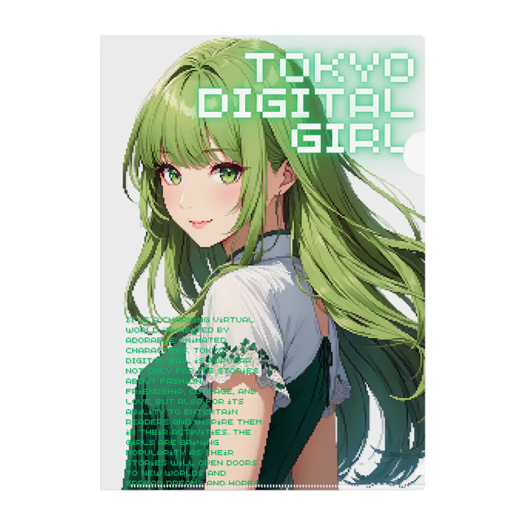 TOKYO DIGITAL GIRLのTOKYO DIGITAL GIRL 02 Clear File Folder