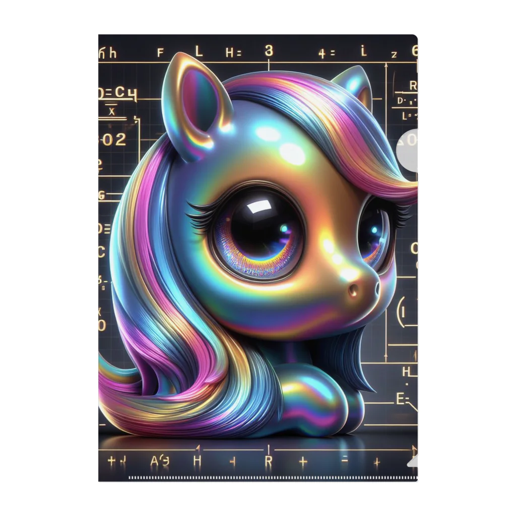 CyberCyberのHorse01 Clear File Folder