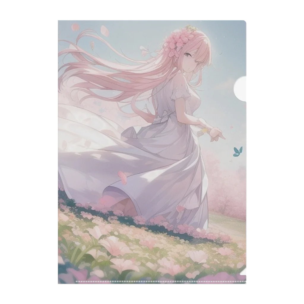 R-mayの草原の少女 Clear File Folder