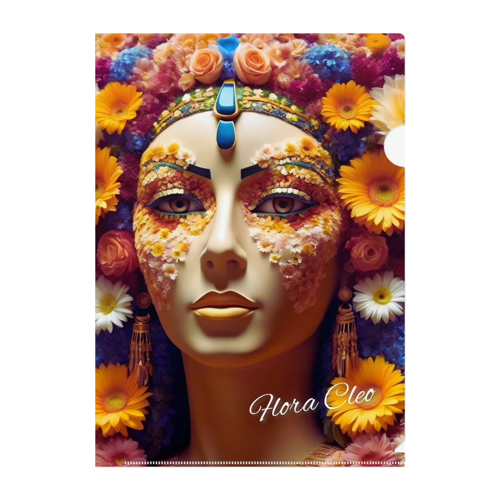 お花屋SUNのFlora Cleo「フローラ・クレオ」 Clear File Folder