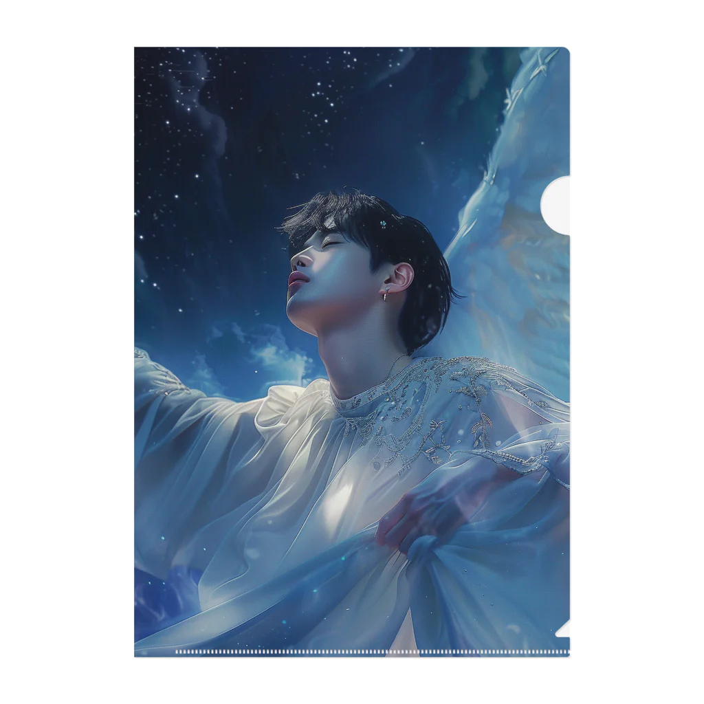 pure_soobinの夜空の天使 Clear File Folder